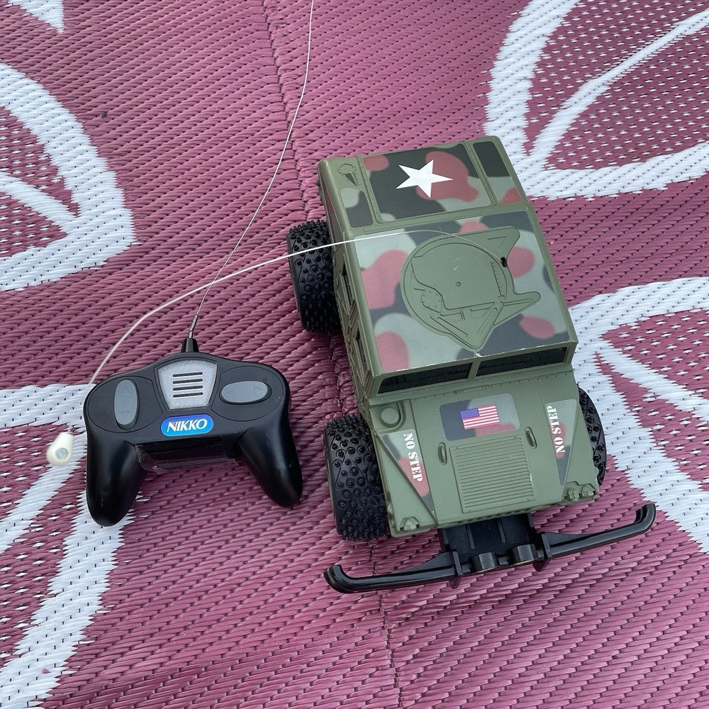 NIKKO Military Camouflage Hummer HUMVEE  Carrier RC Truck W/ Remote NO Battery
